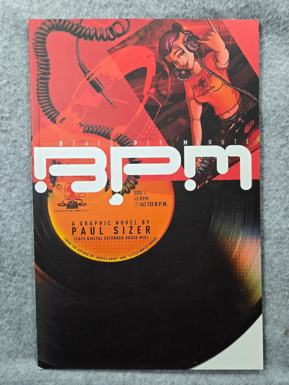 B.P.M. Beats Per Minute Graphic Novel Vol. 1 Paul Sizer Cafe Digital Studios TPB